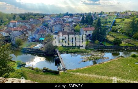 Saint Paul Parthenay France Banque D'Images