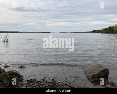 Jours de lac Banque D'Images