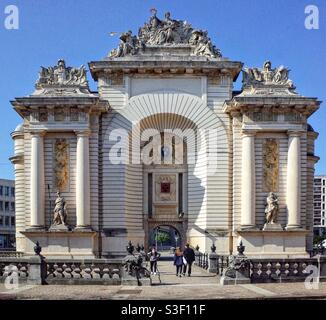 Porte de Paris Banque D'Images