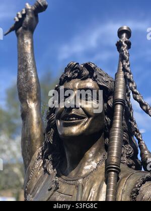 Statue de bon Scott Kirriemuir, Écosse Banque D'Images