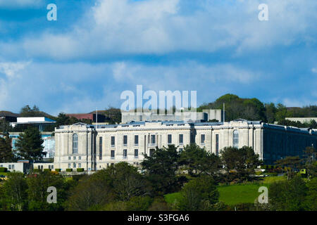 Aberystwyth, pays de Galles de l'Ouest, Royaume-Uni. Samedi 22 mai 2021. La Bibliothèque nationale du pays de Galles par une journée ensoleillée à Aberystwyth. Crédit photo ©️Rose Voon Banque D'Images