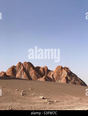 El Valle de la Luna ou Vallée de la Lune, San Pedro de Atacama, Chili Banque D'Images