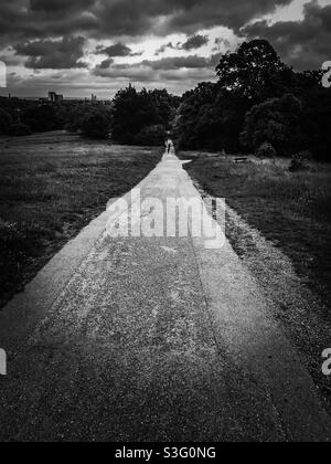 Parlement, chemin de colline, Hampstead Heath Banque D'Images