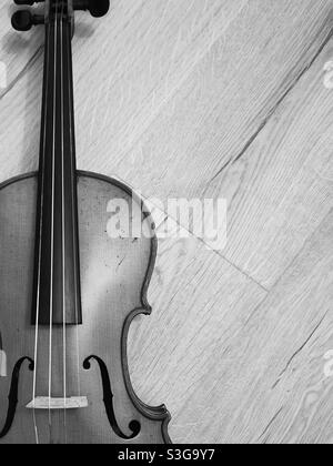 Violon de près Banque D'Images