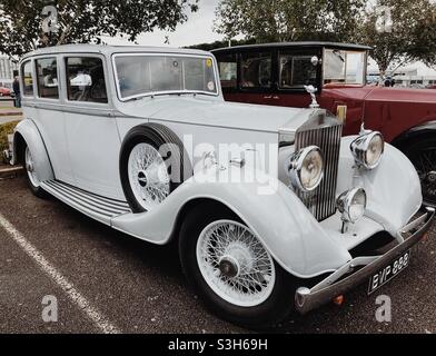 Classic Rolls Royce 20/25 Phantom 11 à partir de 1936 au Silverstone Classic 2021 Banque D'Images