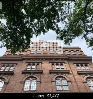 Août 2021, Foundation Building, Cooper Union for the Advancement of Science and Art, East Village, Manhattan, New York, New York, États-Unis Banque D'Images