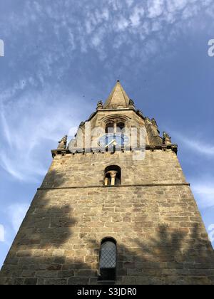 Église Sainte-Marie, Masham, North Yorkshire, Angleterre, Royaume-Uni Banque D'Images