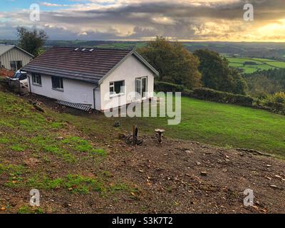 Farm Cottage, High Bickington, Devon, Angleterre, Royaume-Uni. Banque D'Images