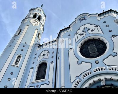 Église bleue de Bratislava Banque D'Images