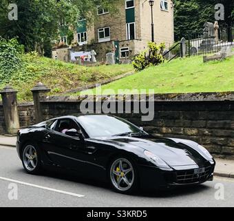 2007 Ferrari 599 GTB Fiorano - Matlock Bath Derbyshire Royaume-Uni Banque D'Images