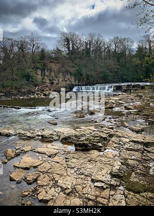 ‘Richmond Falls’ une des nombreuses chutes d’eau de la vallée de la rivière au début du printemps Banque D'Images