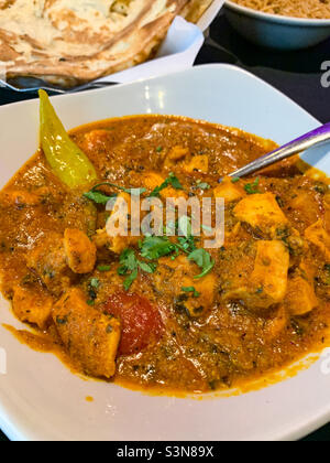 Poulet au curry indien Banque D'Images