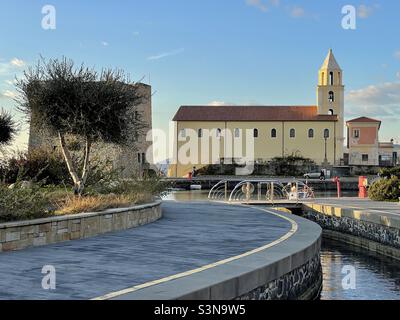 Port d'Acciaroli, Marina di Acciaroli, Pollica Banque D'Images