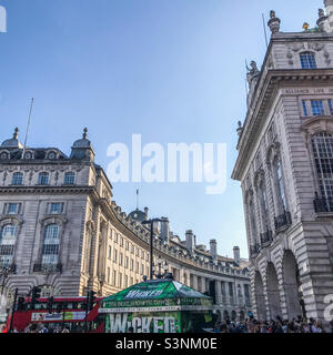 Regent Street depuis Piccadilly Circus, Londres Banque D'Images