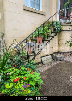 Jardin Elizabeth Gaskell, Manchester Banque D'Images