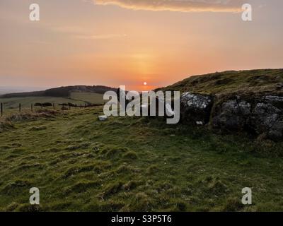 Le Loughcrew Equinox à Co Meath en irlande Banque D'Images