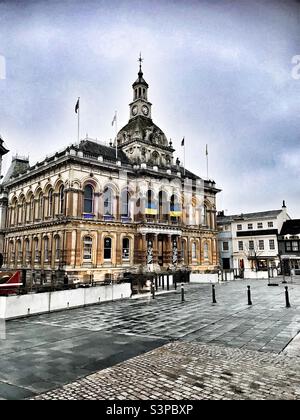 Soutien à l'Ukraine - Corn Exchange, Ipswich, Suffolk, Royaume-Uni Banque D'Images