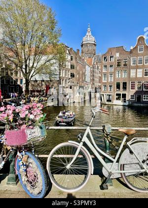 Scène d’Amsterdam Banque D'Images