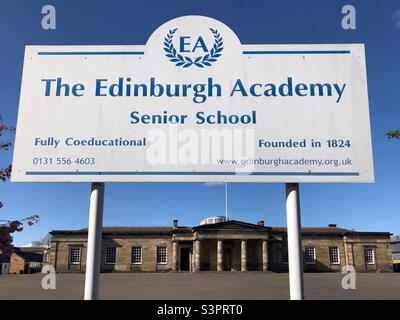 The Edinburgh Academy Senior School, Édimbourg, Écosse Banque D'Images