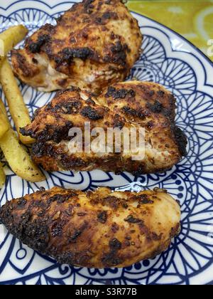 Air Fried Portuguese Piri Piri poulet Banque D'Images
