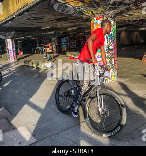 Southbank skate Park, Londres Banque D'Images