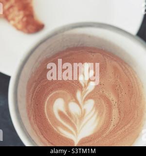 Latte art Banque D'Images