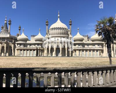 Jardins du pavillon royal de Brighton Banque D'Images