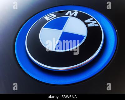 Badge de capot BMW i3 Banque D'Images