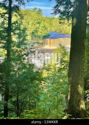 La chute de Tahquamon Banque D'Images