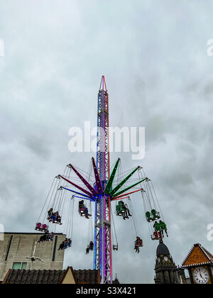 Swing de ciel dans le ciel au parc des expositions Banque D'Images