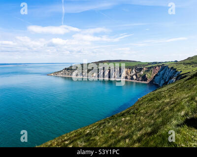 Totland Bay, île de Wight Banque D'Images