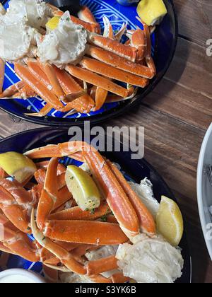 Pattes de crabe des neiges Banque D'Images