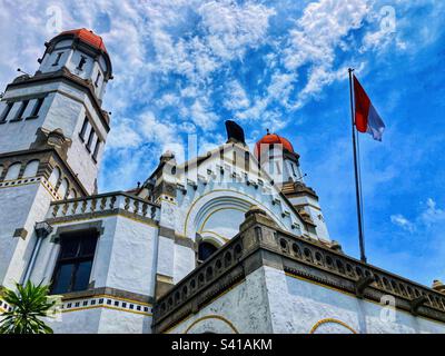 Semarang Indonésie ancien bâtiment colonial hollandais Lawang Sewu Banque D'Images