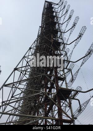 Duga Radar Station, près de Tchernobyl, Oblast de Kiev/Kiev, Ukraine, janvier 2020 pic 14. Banque D'Images