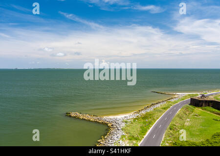 Côte est de l'île Dauphin en juin Banque D'Images