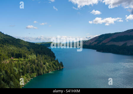 Lac Cushman en juin Banque D'Images
