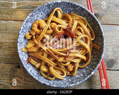 Nouilles Udon. Banque D'Images