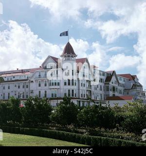 The Shore House at the Del, Hotel del Coronado, Coronado, San Diego County, Californie, États-Unis Banque D'Images