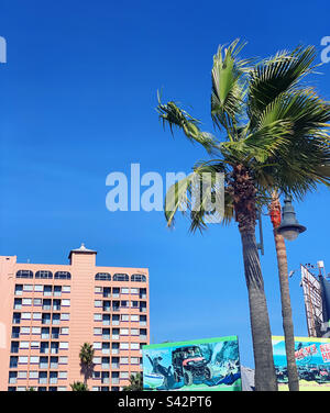 Novembre 2022, Malecon, Zona Centro, Ensenada, Baja Californie, Mexique Banque D'Images