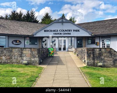 Centre d'accueil de Beecraigs Country Park Banque D'Images