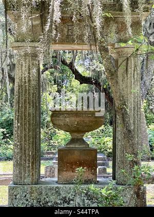 Cimetière historique de Bonaventure à Savannah, Géorgie. (ÉTATS-UNIS) Banque D'Images