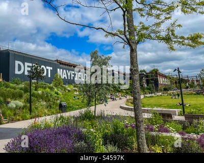 Mayfield Park, Manchester Banque D'Images