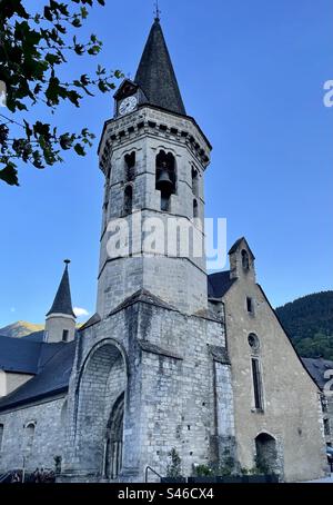 Église Saint-Michel de Viella (Església de Sant Miquèu de Vielha) Banque D'Images