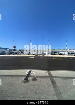 Aéroport Leonardo da Vinci–Fiumicino, Rome, Italie Banque D'Images