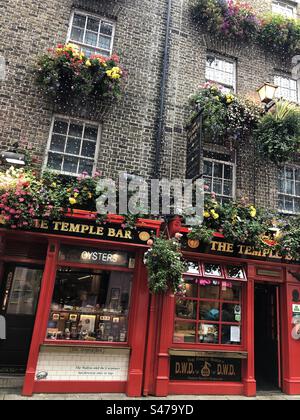 Temple Bar à Dublin, Irlande. Banque D'Images