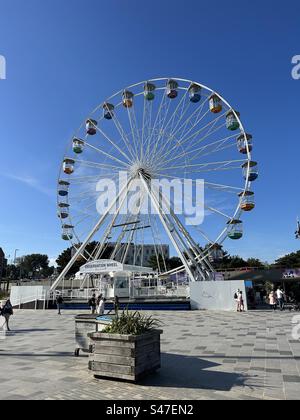 Roue d'observation de Bournemouth. Grande roue par Bournemouth Pier, Angleterre, Banque D'Images