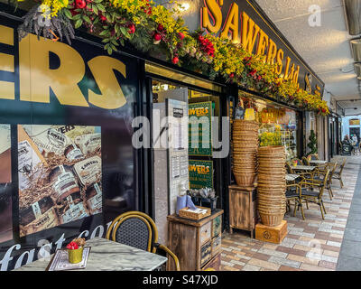 Sawers deli, Belfast Banque D'Images