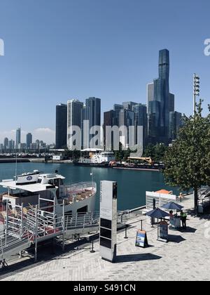 Navy Pier, Chicago, Illinois, États-Unis Banque D'Images