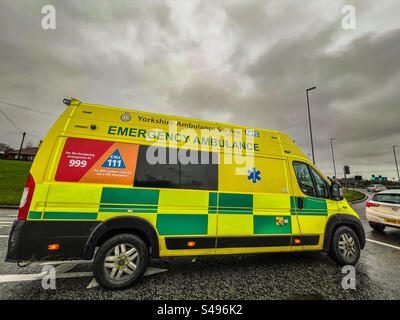 Yorkshire Ambulance Banque D'Images