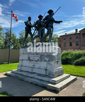 Monument commémoratif de guerre de Charlottetown, Charlottetown, Île-du-Prince-Édouard, Canada Banque D'Images